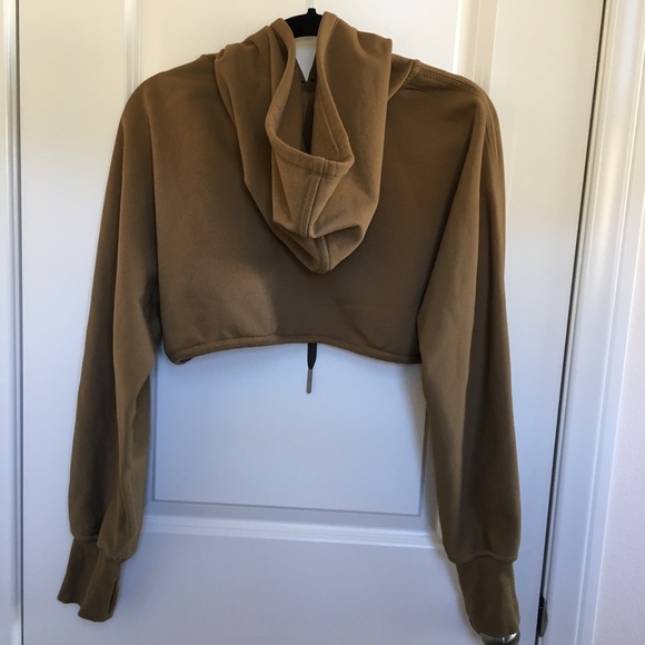 Free People Super Cropped Hooded Sweatshirt - Picture 3 of 8